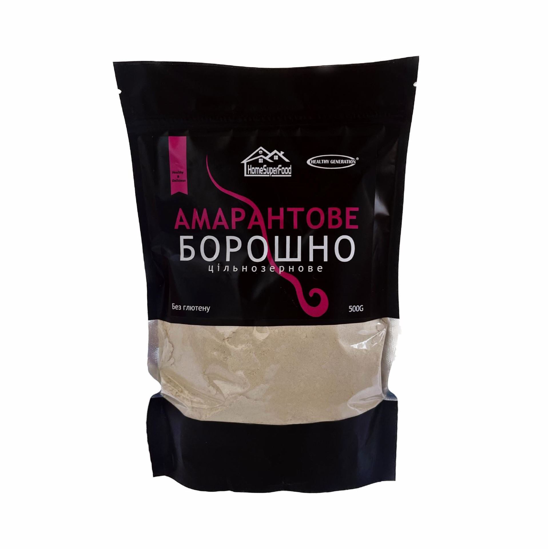 Борошно амарантове 500г Healthy Generation БЕЗ ГЛЮТЕНУ