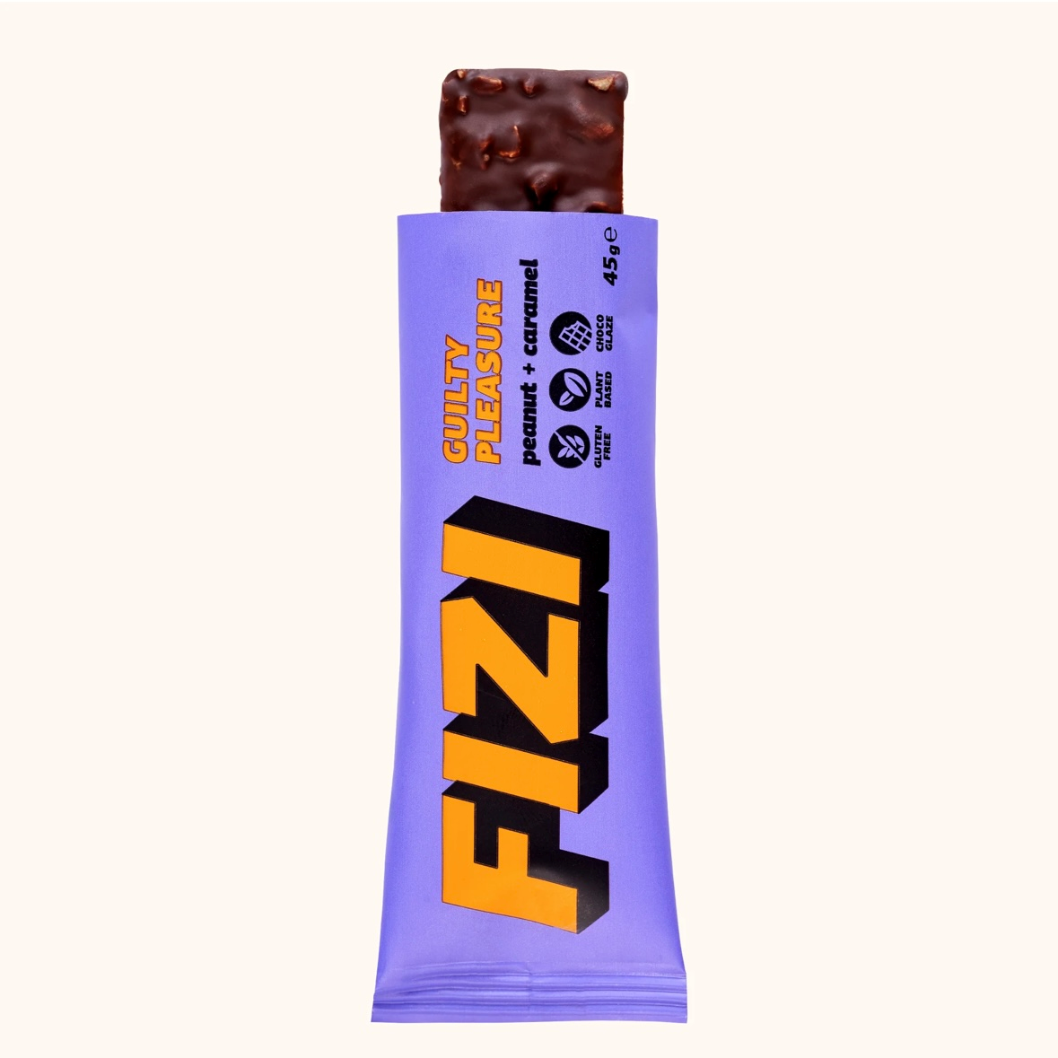 БАТОНЧИК FIZI "PEANUT+CARAMEL" Арахіс-Карамель БЕЗ ЦУКРУ