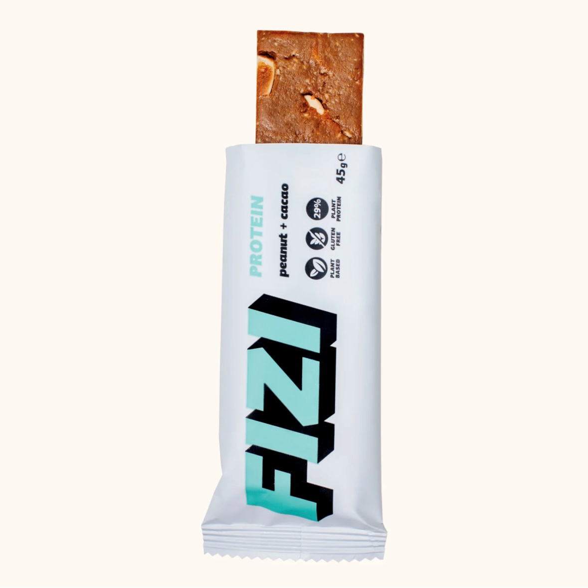 Батончик FIZI ПРОТЕЇНОВИЙ "PEANUT+CACAO" Арахіс-Какао БЕЗ ЦУКРУ