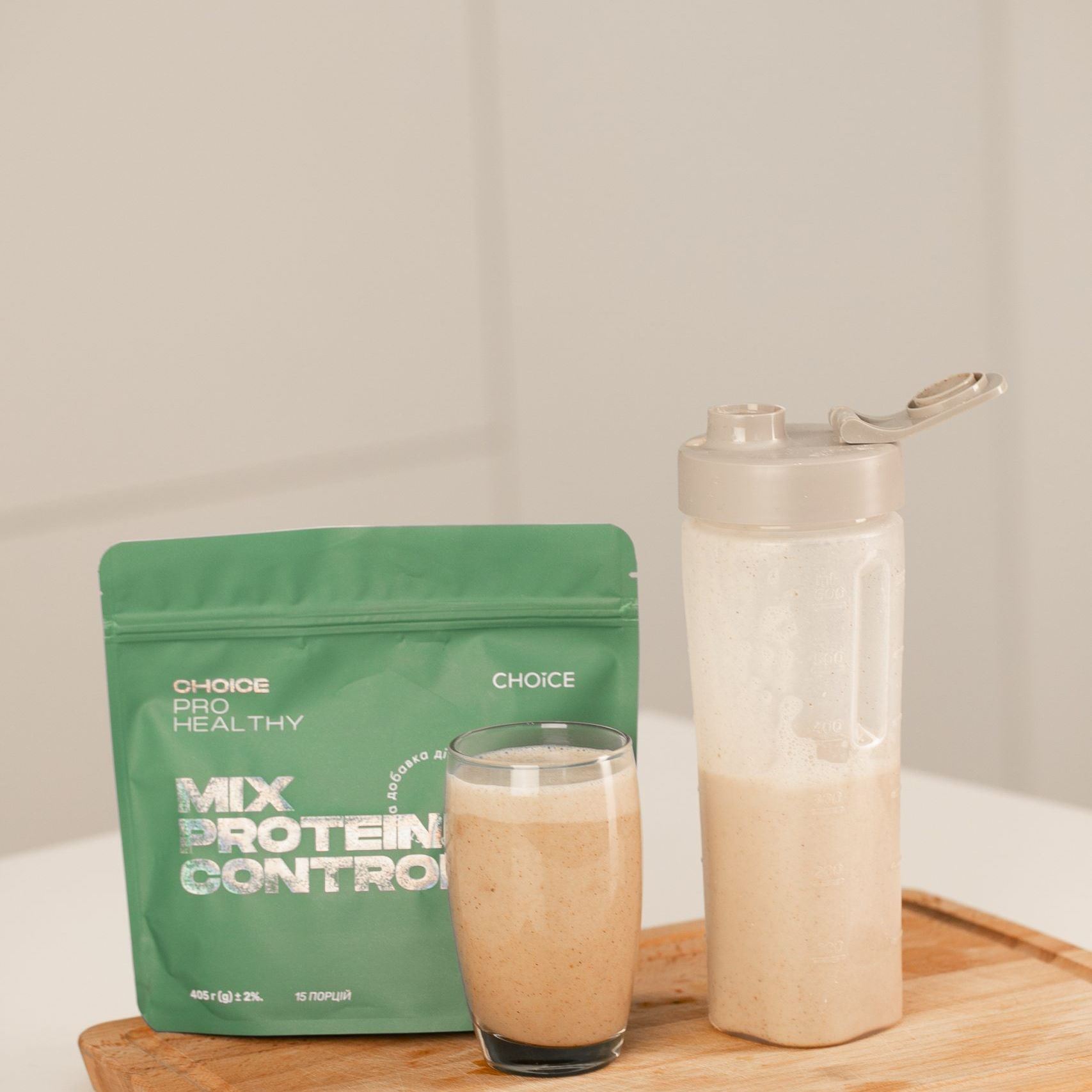 Протеїновий коктейль MIX PROTEIN CONTROL 405г CHOICE