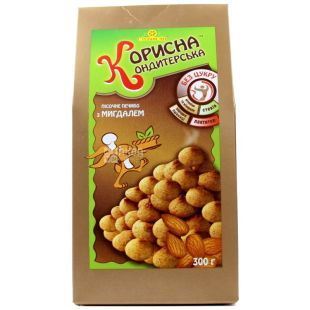 Пісочне печиво "Мигдальне" 300г Корисна Кондитерська