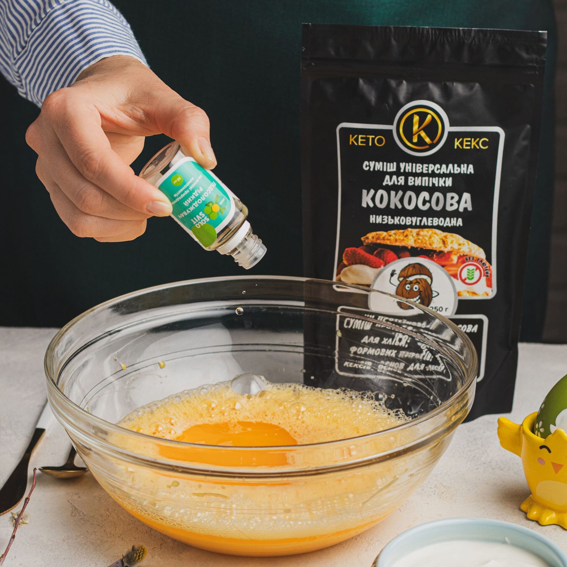 Суміш кето кекс №7 ЖОЖУЛЯ (кокосова)