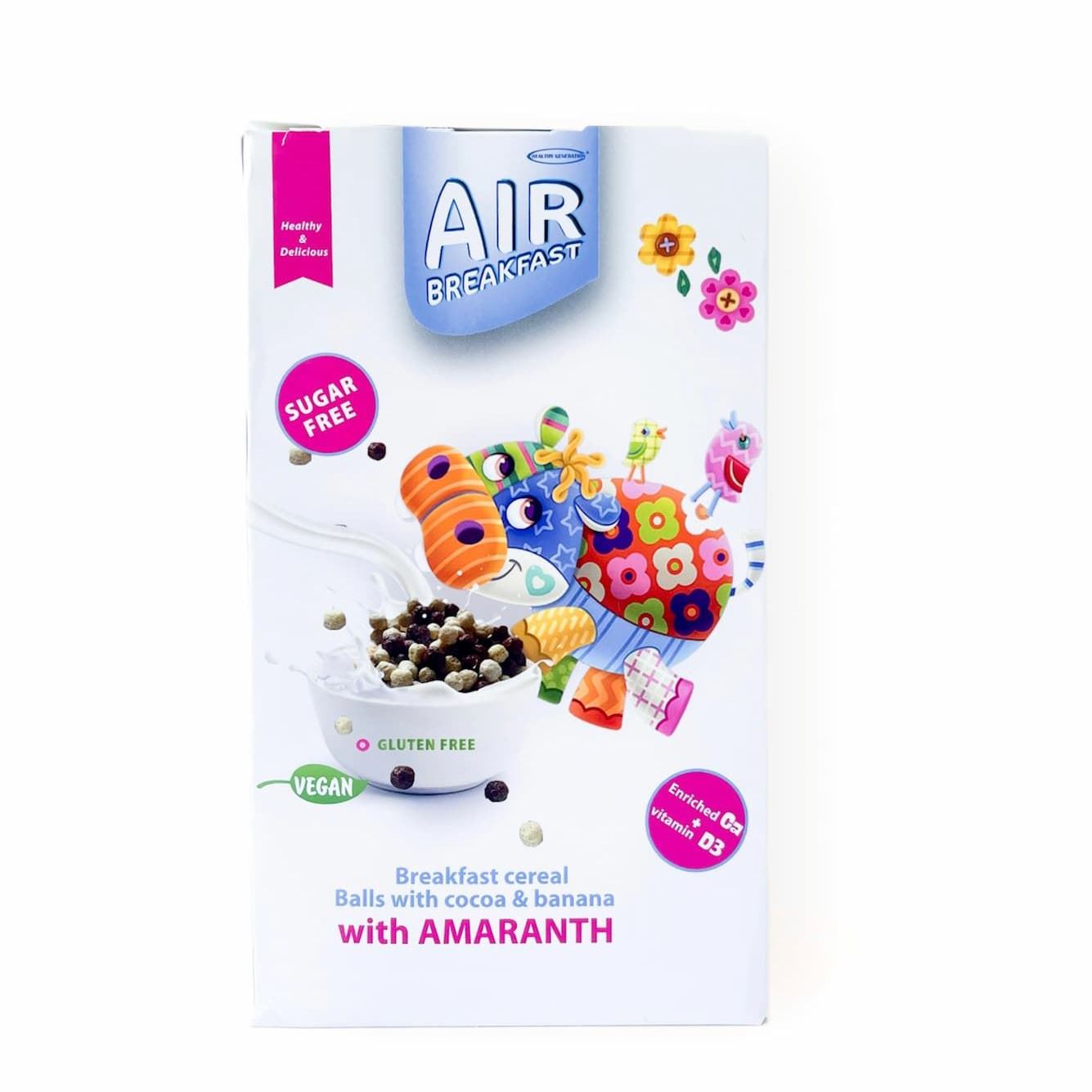 Сухі сніданки кульки "Air Breakfast", 180 г Healthy Generation
