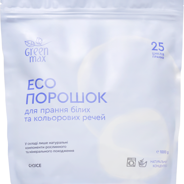 ЕКО Порошок для кольорових речей 1кг CHOICE