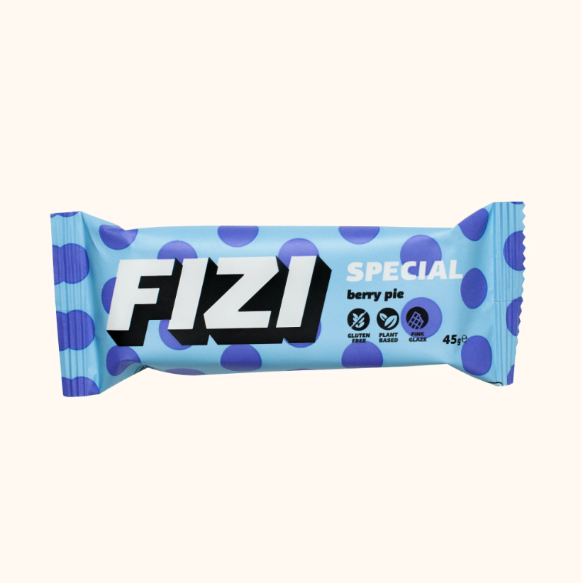 Батончик  FIZI "Berry Pie" Ягідний Пиріг БЕЗ ЦУКРУ