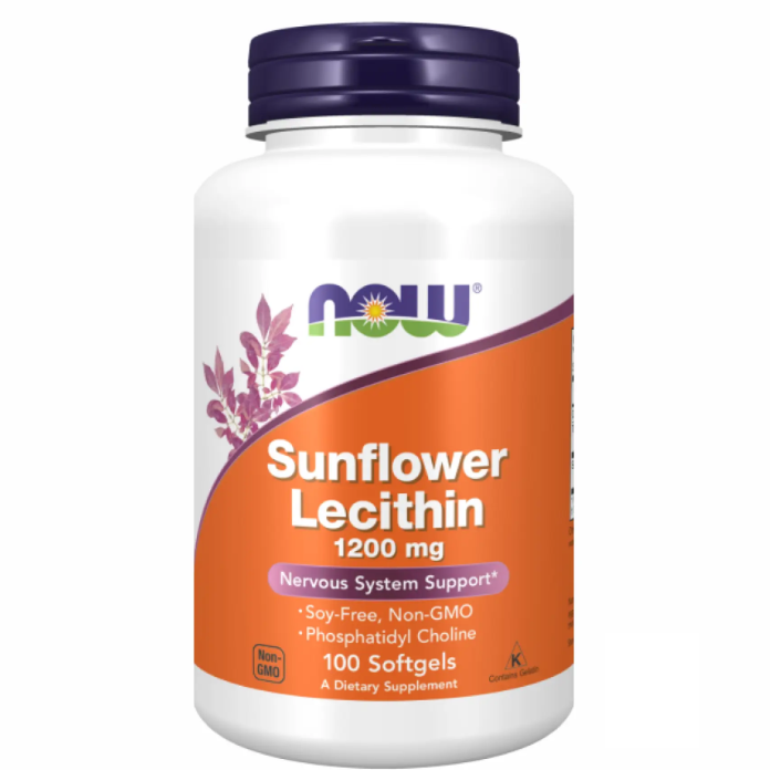 Лецитин соняшниковий NOW FOODS 1200mg 100 капсул