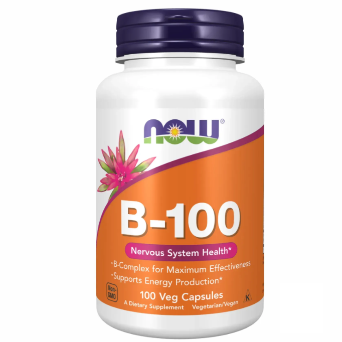 Вітамін B-100 NOW FOODS 100 капсул