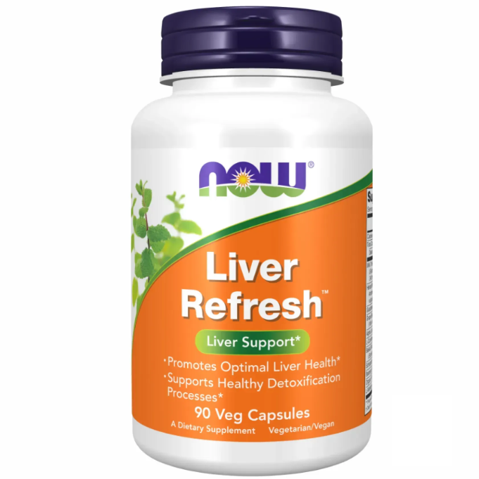 Liver Refresh для печінки NOW FOODS 90 капсул