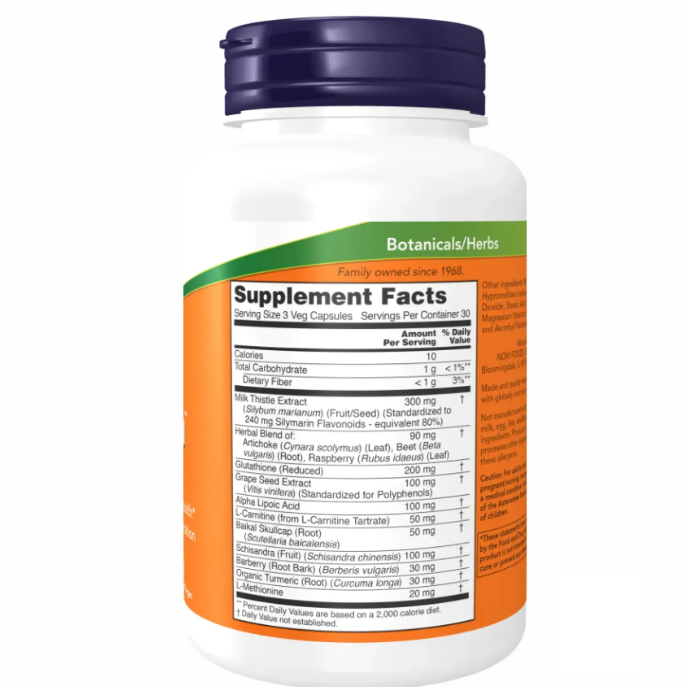 Liver Refresh для печінки NOW FOODS 90 капсул