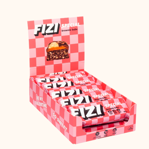 Батончик FIZI "Brownie Babe" БРАУНІ БЕЗ ЦУКРУ